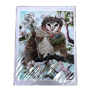 Cheryl Baker Owl Priestess Signed Limited Edition Fantasy Art Print 12x16